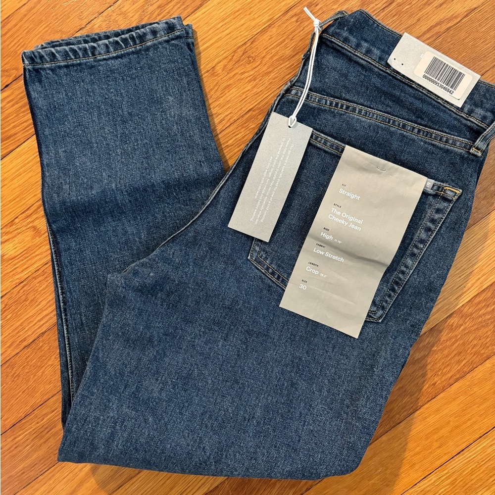 Everlane straight original cheeky denim